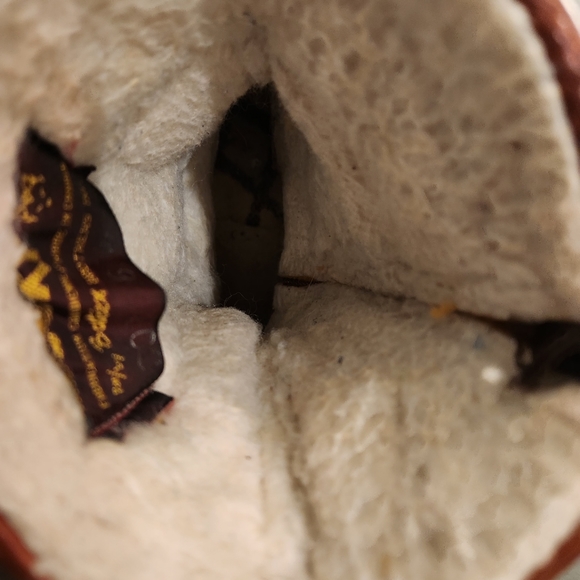 Vintage 70s 80s Husky Bastien Leather Sherpa Banff Boots Canada Womens US Size 6 - Picture 7 of 8